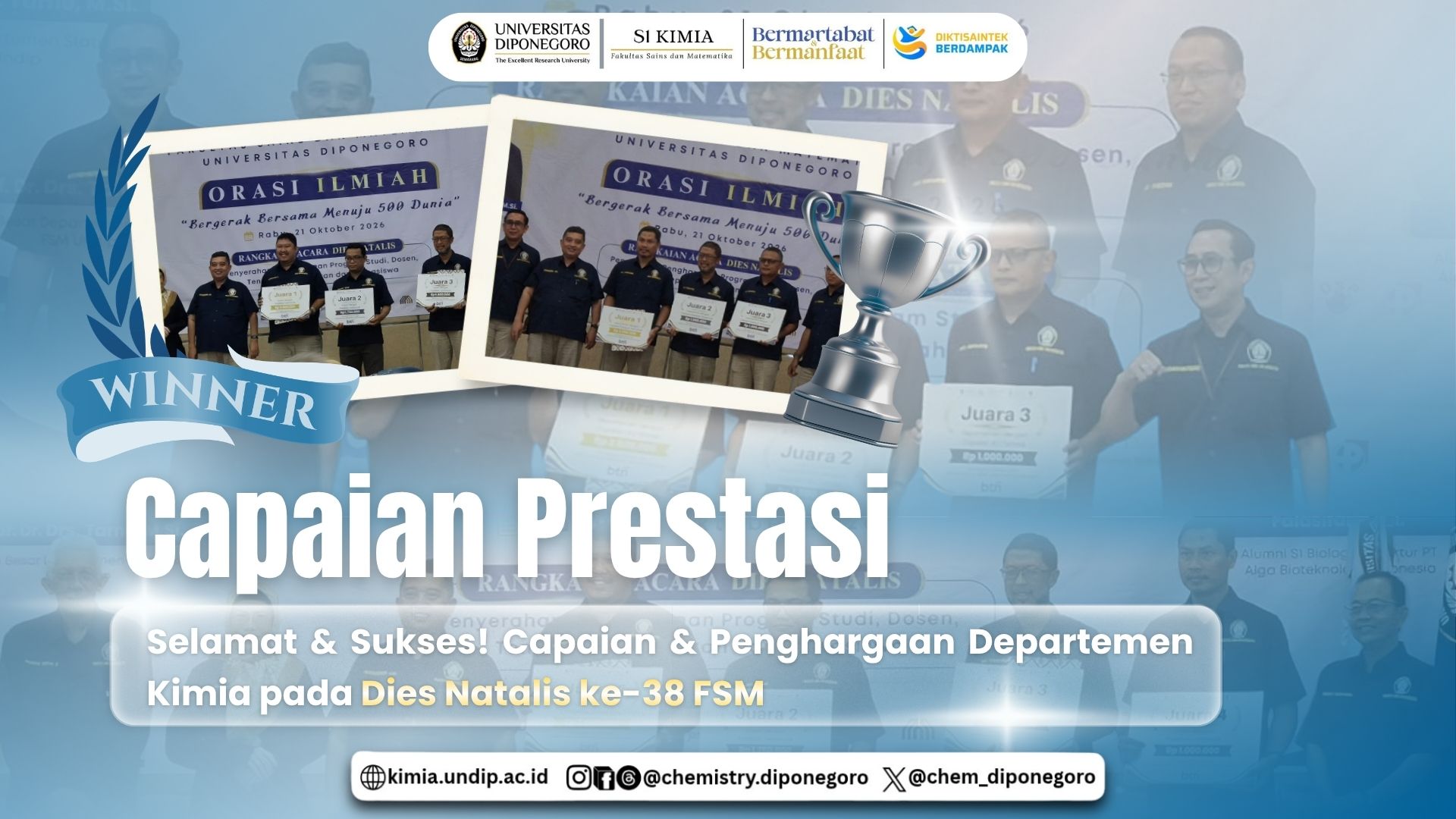 UNDIP Chemistry achievements